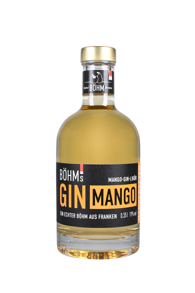 Mango Gin Likör. 0,35l, 19 %vol - Obsthof Böhm